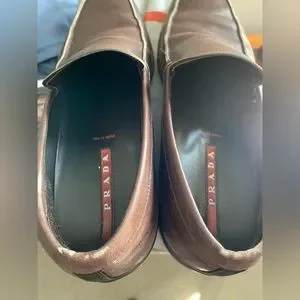 EUC Men’s Prada Driving Moccasins- Brown Prada | Shoes | Euc Mens Prada Driving Moccasins Brown  main image 2